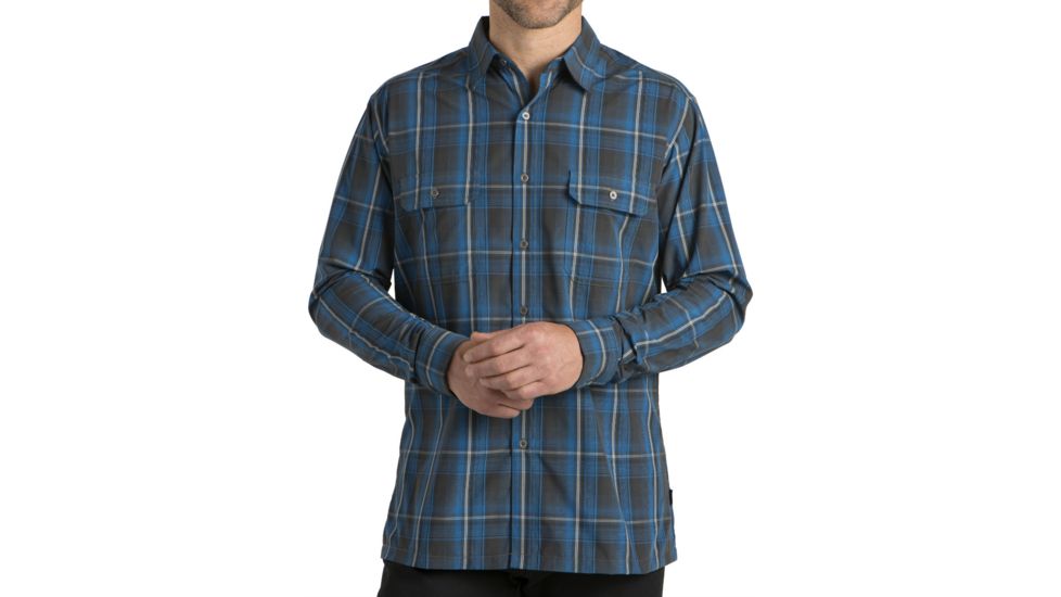Kuhl Response Long Sleeve Shirt - Mens-Pirate Blue-Medium