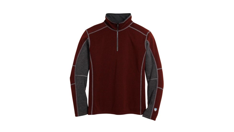 Revel 1/4 Zip Jacket - Mens-Navy/Steel-Small