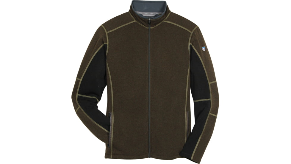 Kuhl Revel Full Zip Jacket - Men's-Olive Charcoal-Large