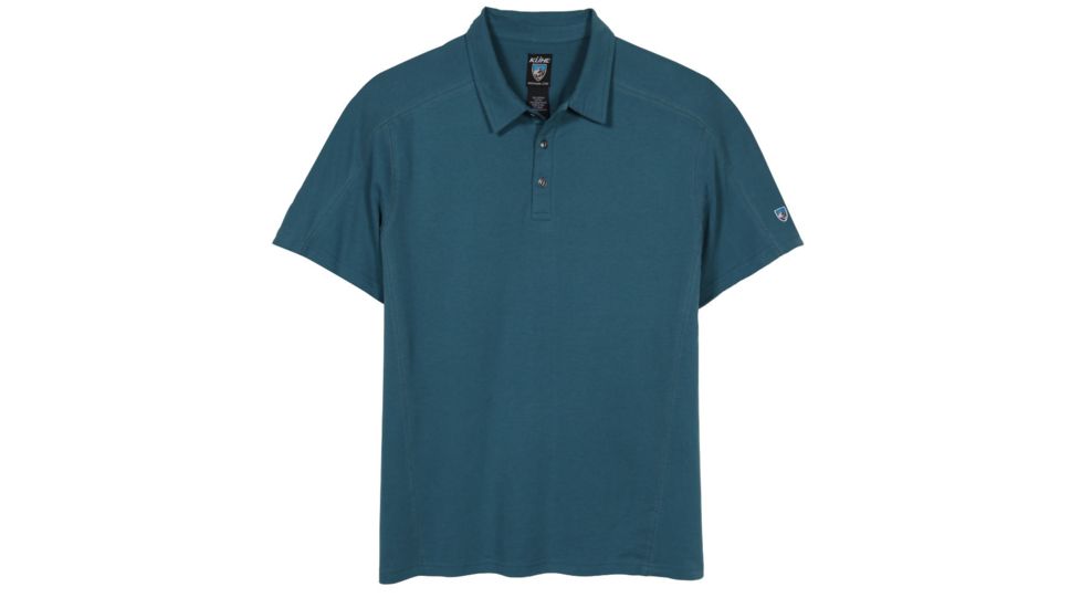 Kuhl Skor Short Sleeve Polo Shirt - Men's-Sea Green-Medium