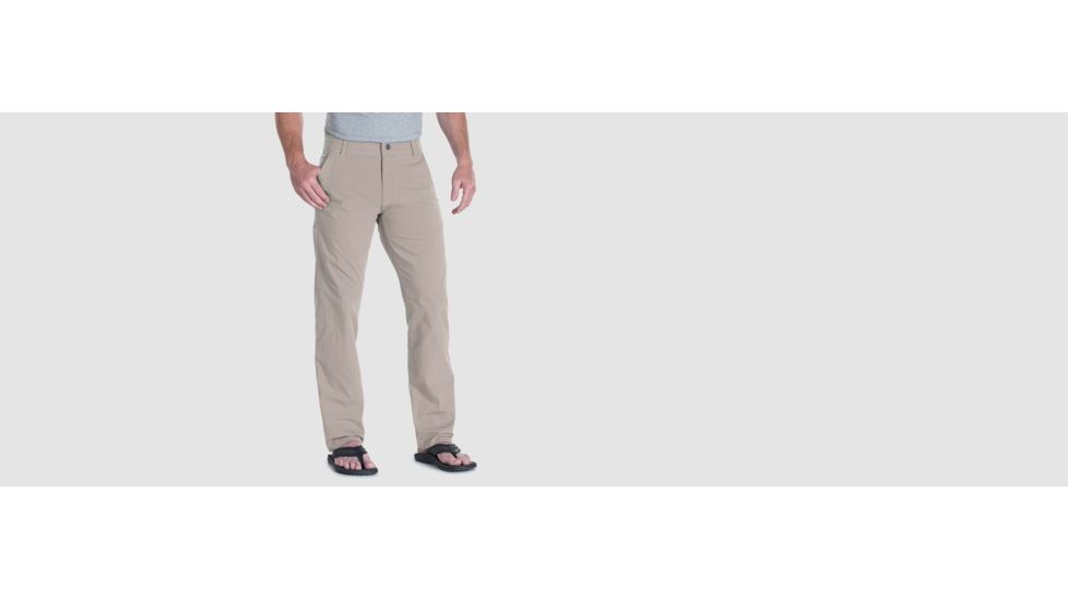 Kuhl Slax Pant - Mens-Desert Khaki-Short Inseam-30 Waist