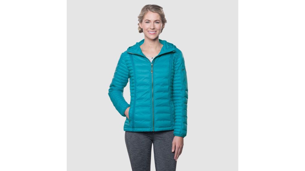 Kuhl Spyfire Hoody - Women's, Peacock, Large, 427143