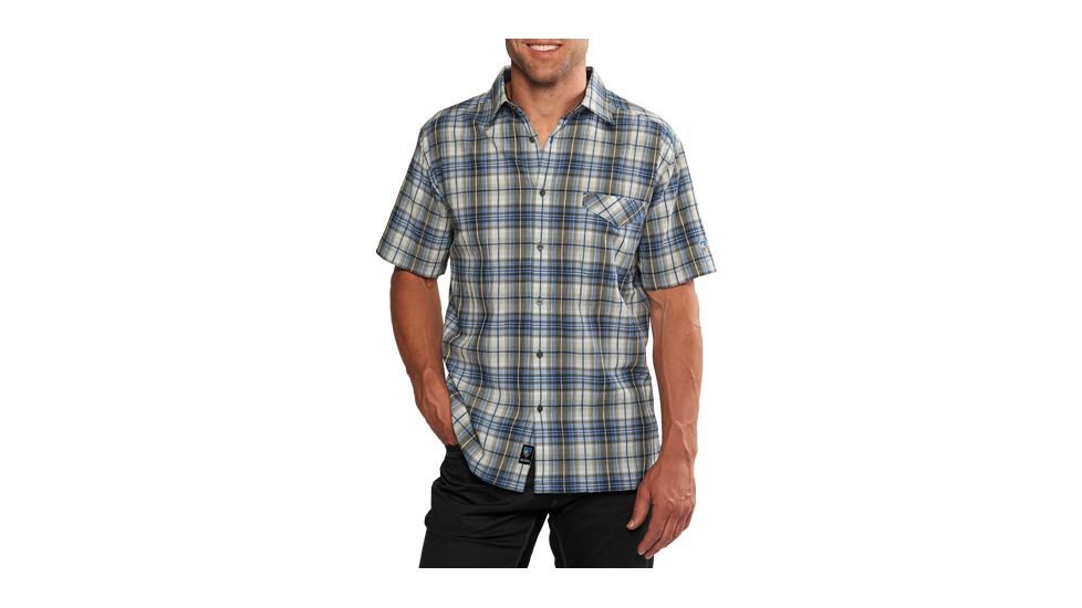 Kuhl Stallion Short Sleeve Shirt -Men's-Lake Blue-Large