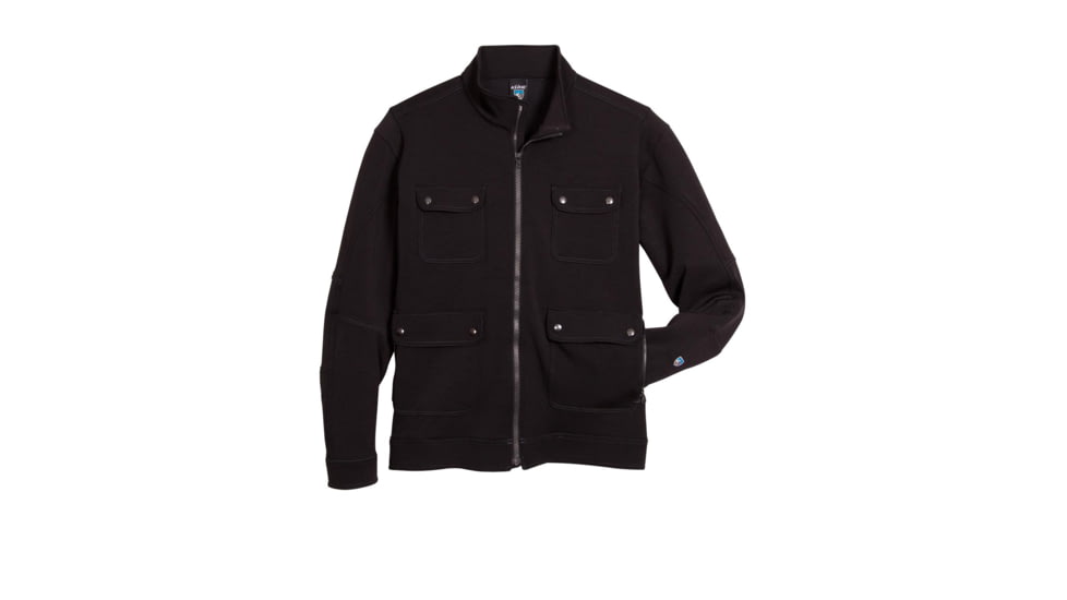 Kuhl Stolkholm Stretch Fleece Jacket - Men's-Jet Black-Small