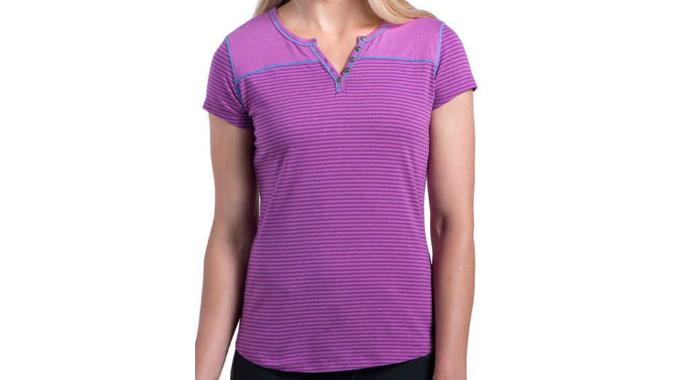Veloce SS Shirt - Womens-Wild Rose-Large
