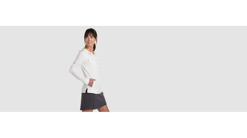 Kuhl Womens Costa Hoody, White, S, 8319WHITES