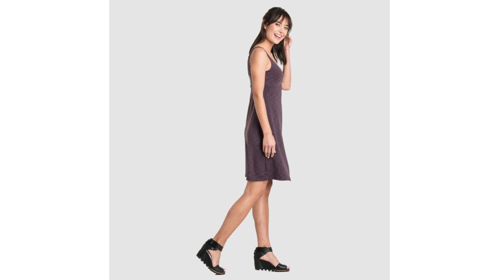 Kuhl Womens Mova Aktiv Dress, Lunar Dust Heather, L, 4204LUNAR DUSTL