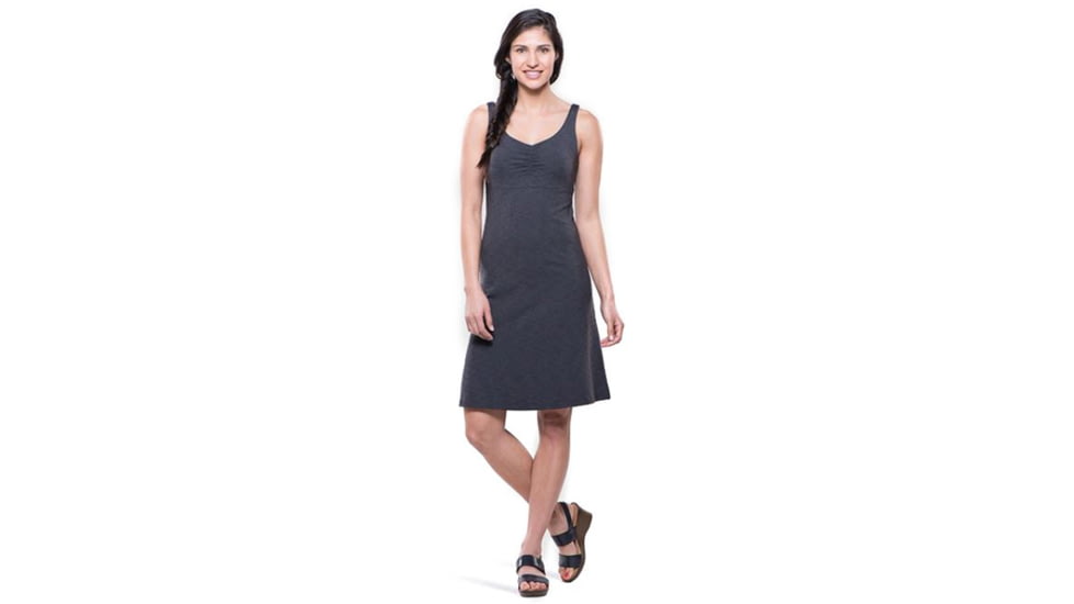 Kuhl Womens Mova Aktiv Dress Plus, Charcoal Heather, 3X, 4204XCHARCOAL3X