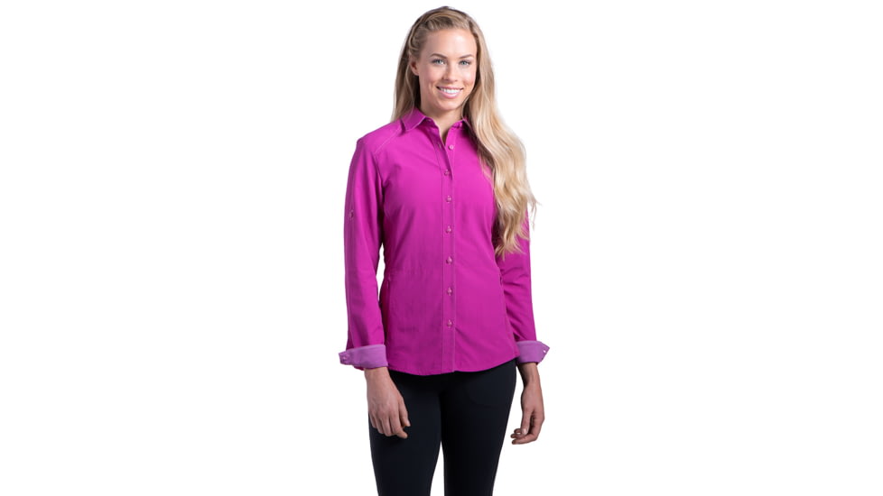 Wunderer Long Sleeve Shirt - Womens-Orchid-Large