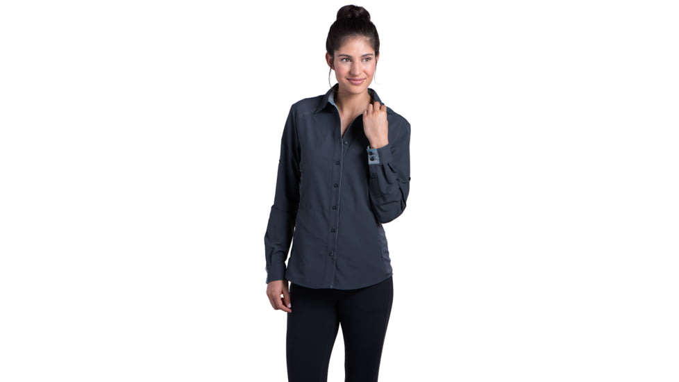 Wunderer Long Sleeve Shirt - Womens-Seaport-Large