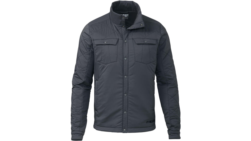 Kuiu Base Camp Insulated Snap Shirt - Mens, Gunmetal, XL, 98080-GM-XL