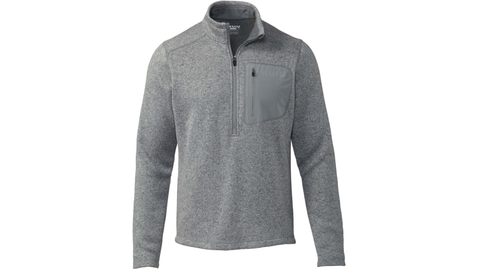 Kuiu Base Camp Pullover Sweater - Mens, Dark Grey, 3XL, 14016-DG-3XL