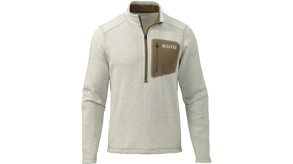 Kuiu Base Camp Pullover Sweater - Mens, Oatmeal, 3XL, 14016-BG-3XL
