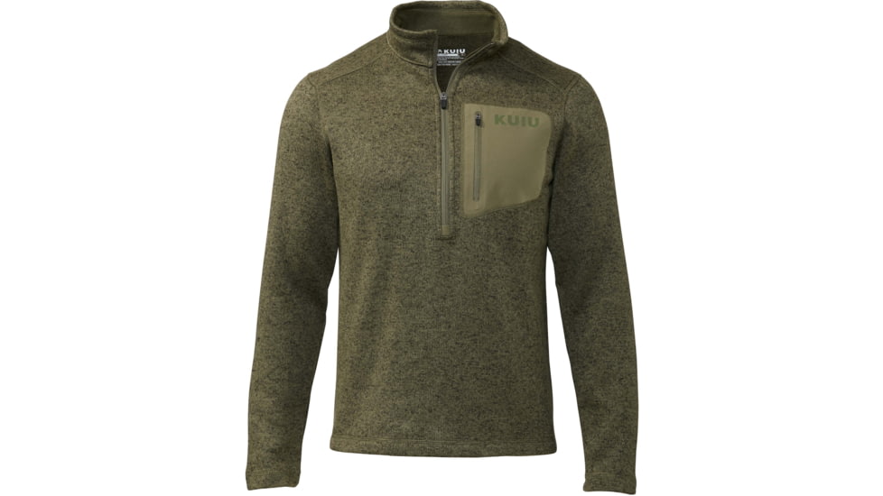 Kuiu Base Camp Pullover Sweater - Mens, Olive, 3XL, 14016-OL-3XL