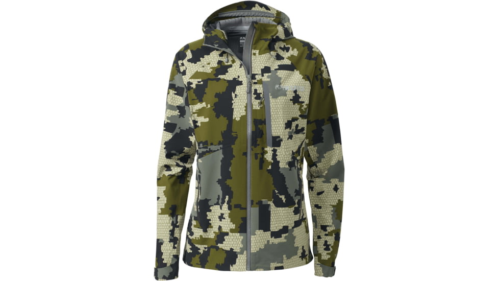 Kuiu Chugach TR Rain Hunting Jacket - Womens, Verde, XL, 98078-V2-XL