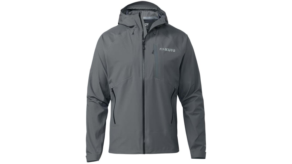 Kuiu Chugach TR Waterproof Rain Hunting Jacket - Mens, Gunmetal, XL, 50043-GM-XL