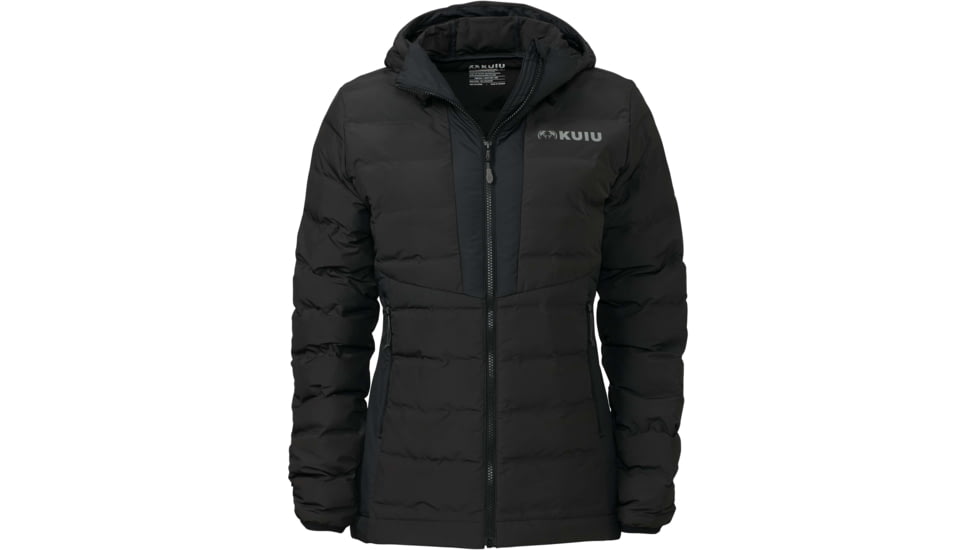Kuiu Elements Hooded Hunting Jacket - Womens, Carbon, XL, 40038-CB-XL