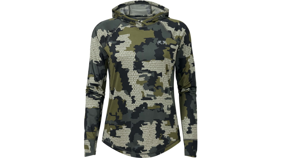 Kuiu Gila Long Sleeves Hunting Hoodies - Womens, Verde, XL, 98220-V2-XL