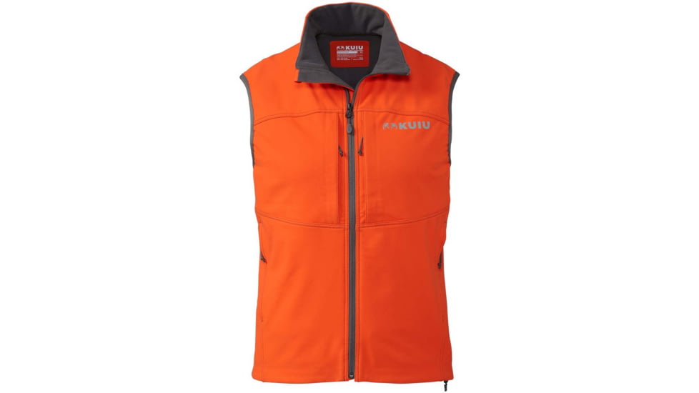 Kuiu Guide DCS Vest - Mens, Blaze Orange, XL, 30011-BO-XL