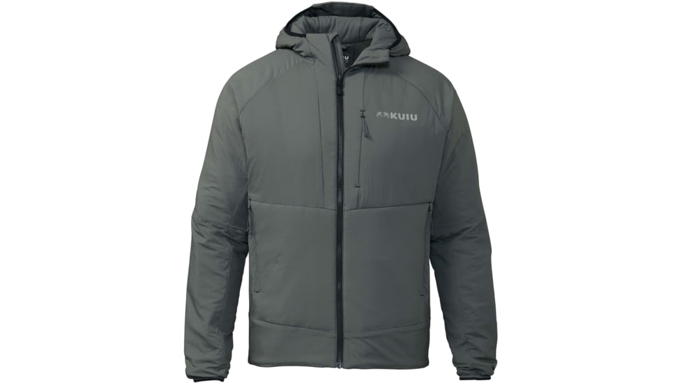 Kuiu Kenai Hooded Hunting Jacket - Mens, Gunmetal, L, 50038-GM-L