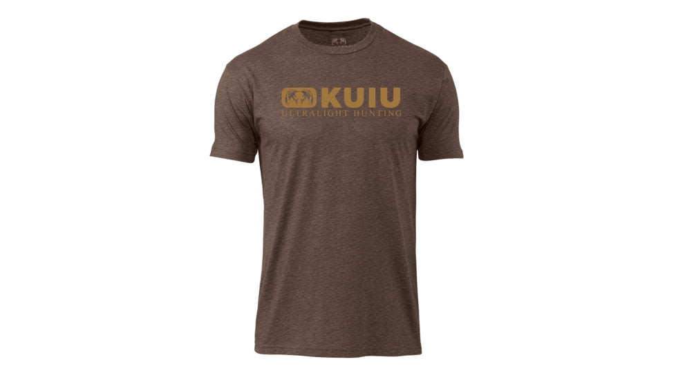 Kuiu KUIU Block Logo T-Shirt in Espresso Size 3XL, Espresso, 3XL, Cotton, Adult, Male, 8136603861150