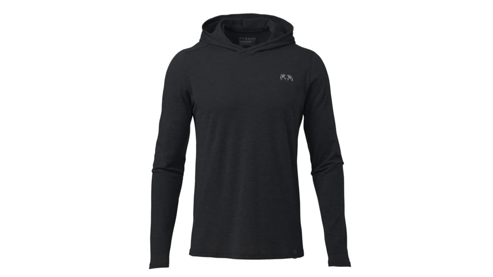 Kuiu KUIU ULTRA Merino 120 LT Long Sleeves Hunting Hoodie in Black Size 3XL, Black, 3XL, Merino, Adult, Male, 8196283269278