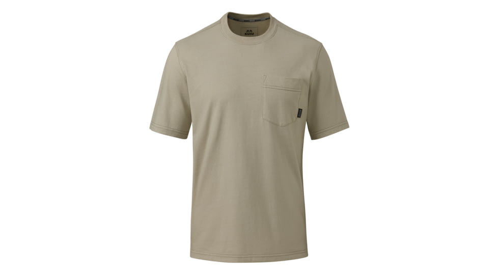 Kuiu KUIU Workgrade Short Sleeves Pocket Crew in Bone Size 4XL, Bone, 4XL, Cordura Fabric, Adult, Male, 8176344268958