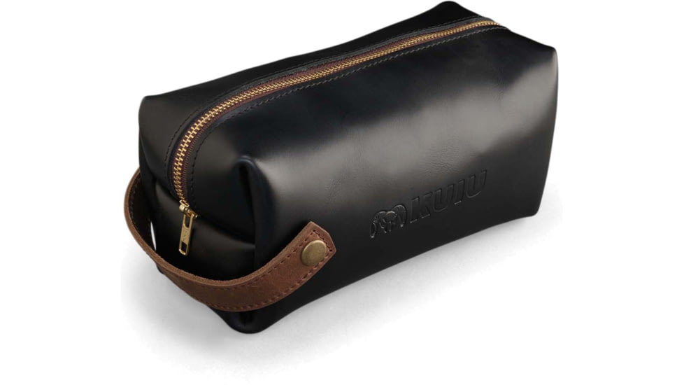 Kuiu Leather Dopp Kit, Black, 63099-BL-1