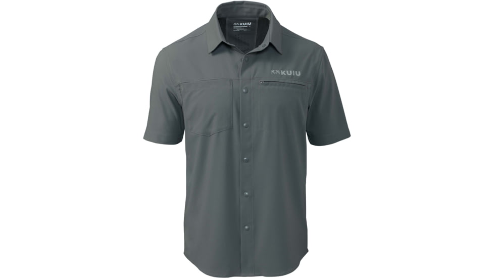 Kuiu Mesa Vented Short Sleeves Snap Shirt - Mens, Stone, 3XL, 23001-SN-3XL