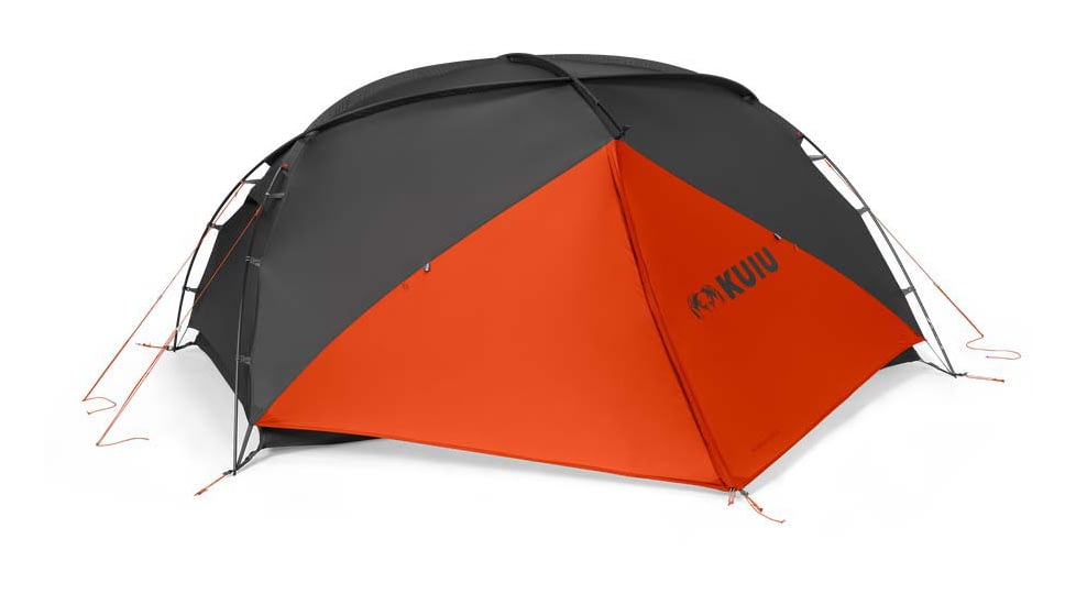 Kuiu Mountain Star 2 Person Tent, Gunmetal-Orange, Aluminum, 12002-PG-2A
