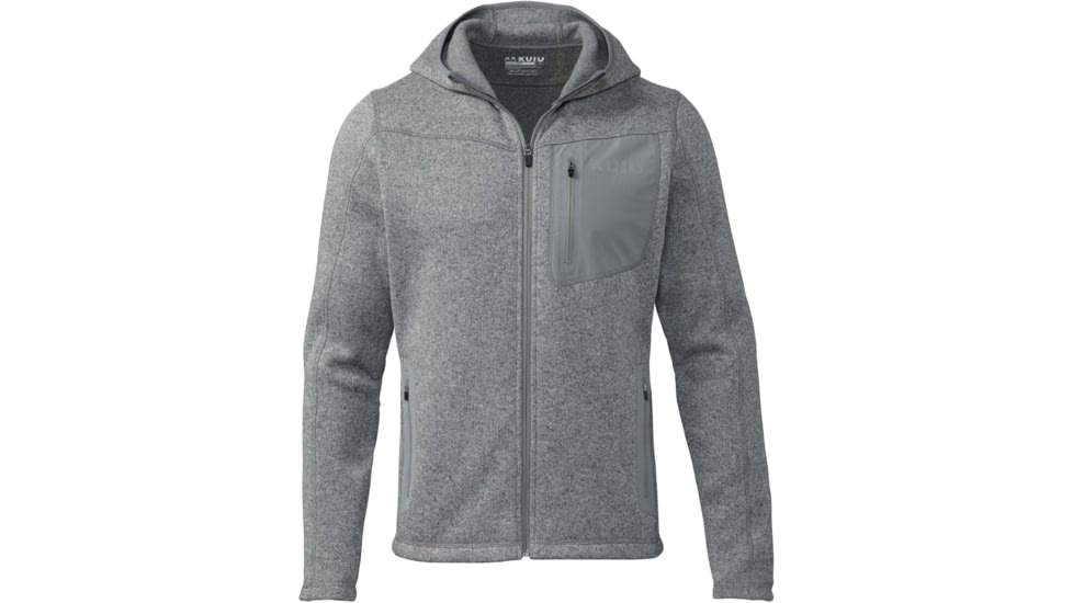 Kuiu Outlet Base Camp Hooded Sweater - Mens, Dark Grey, 3XL, 14017-DG-3XL
