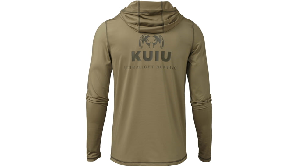 Kuiu Outlet UL Back Graphic AP Tech Hunting Hoodies - Mens, Khaki, 3XL, 98120-KH-3XL