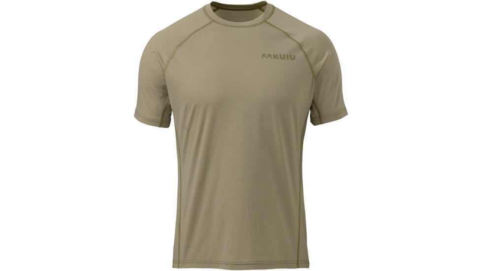 Kuiu Peloton 118 Short Sleeves Crew Hunting Shirt - Mens, Bone, 3XL, 20046-BN-3XL