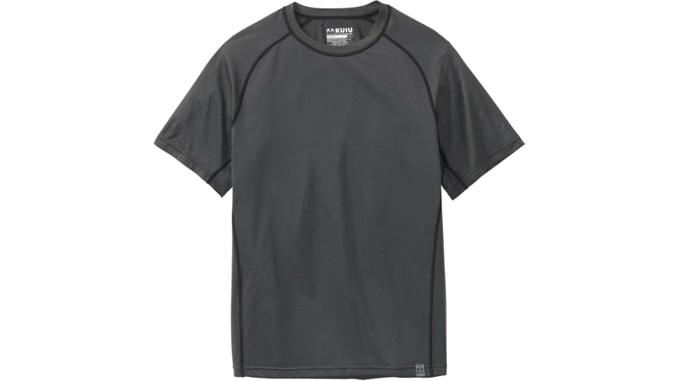 Kuiu Peloton 118 Short Sleeves Crew Hunting Shirt - Mens, Gunmetal, 3XL, 20046-GM-3XL
