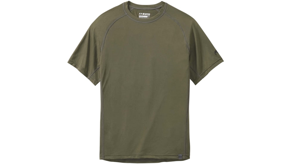 Kuiu Peloton 118 Short Sleeves Crew Hunting Shirt - Mens, Olive, 3XL, 20046-OL-3XL