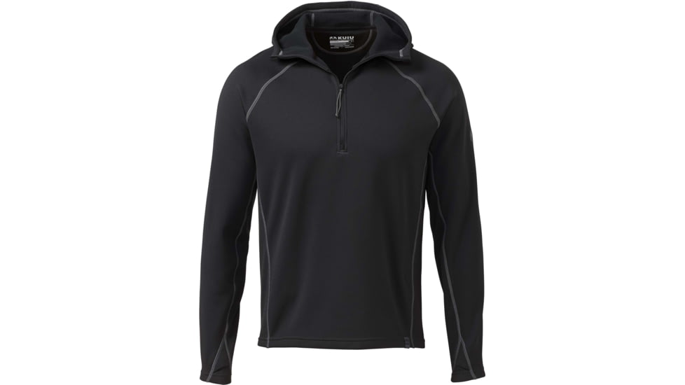 Kuiu Peloton 200 Hunting Shirt Hunting Hoodie - Mens, Black, L, 20023-BL-L