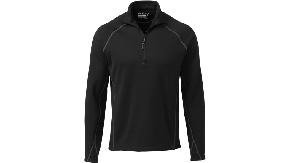 Kuiu Peloton 200 Zip Hunting Shirt - Mens, Black, 3XL, 20024-BL-3XL
