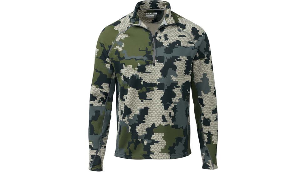 Kuiu Peloton 200 Zip Hunting Shirt - Mens, Verde, 3XL, 20024-V2-3XL