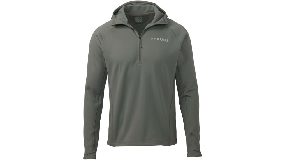 Kuiu Peloton 200 Zip-T Hunting Hoodies - Mens, Stone, 3XL, 20023-SN-3XL