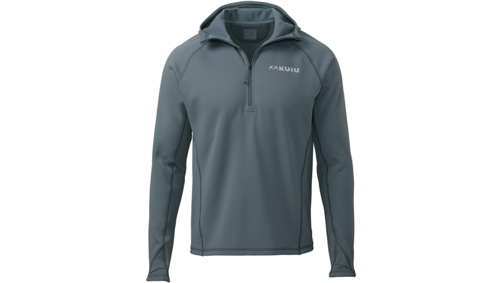 Kuiu Peloton 200 Zip-T Hunting Hoodies - Mens, Storm, 3XL, 20023-SR-3XL