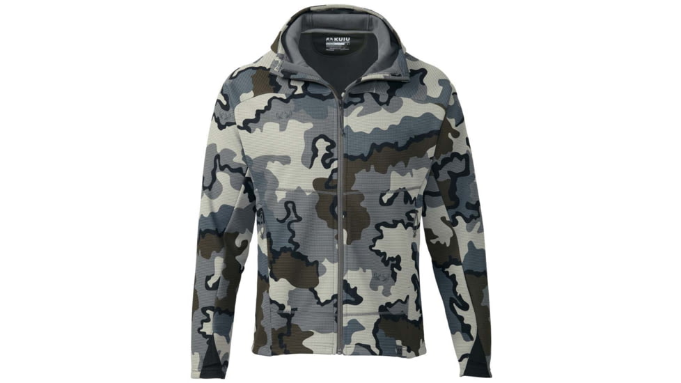 Kuiu Peloton 240 Full Zip Hoodie - Mens, Vias, XXL, 20021-VC-XXL