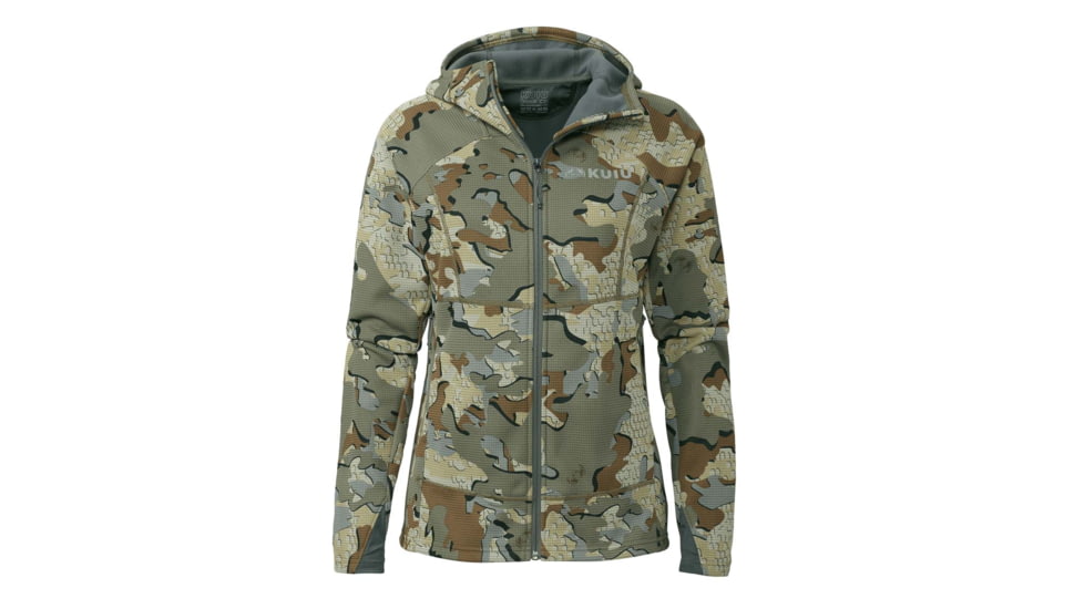 Kuiu Peloton 240 Full Zip Hunting Hoodies - Womens, Valo, XL, 22021-VL-XL