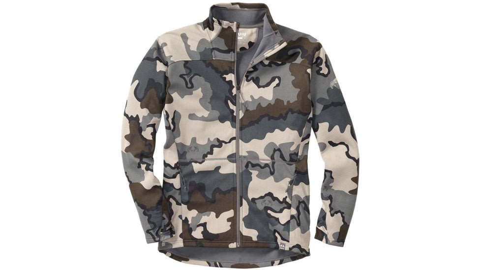 Kuiu Peloton 240 Full Zip Shirt - Mens, Vias, XL, 20022-VC-XL
