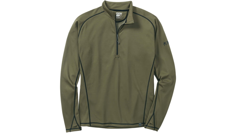 Kuiu Peloton 97 Fleece Zip Hunting Shirt - Mens, Olive, 3XL, 20030-OL-3XL