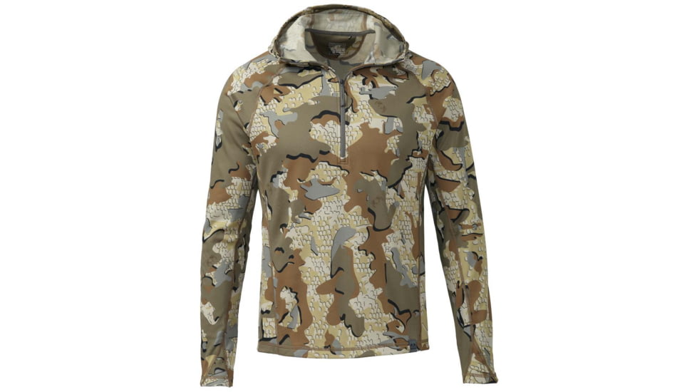 Kuiu Peloton 97 Fleece Zip-T Hoodie - Mens, Valo, 3XL, 20031-VL-3XL