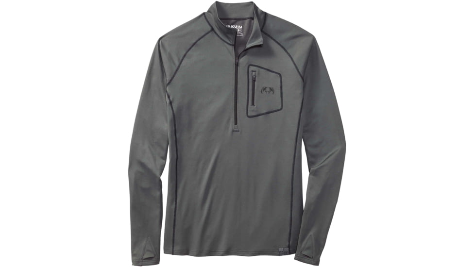 Kuiu PRO Merino 200 Hunting Shirt - Mens, Grey, L, 22003-CH-L