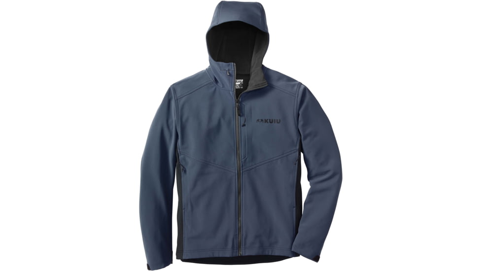 Kuiu Rubicon Hooded Hunting Jacket - Mens, Steel-Blue, M, 14010-SB-M