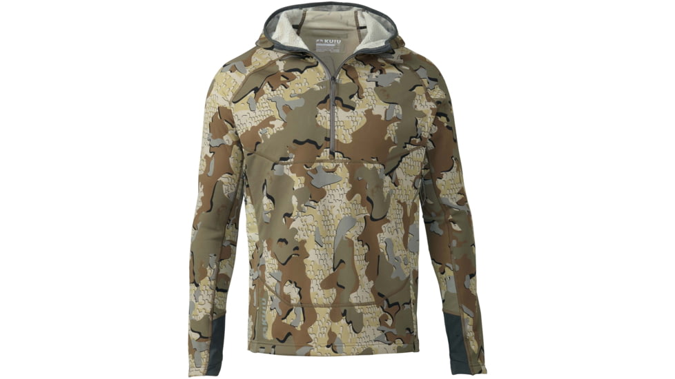 Kuiu StrongFleece Hybrid 260 Zip-T Hunting Hoodies - Mens, Valo, Small, 40029-VL-S