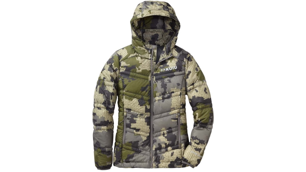 Kuiu Super Down ULTRA Hooded Hunting Jacket - Womens, Camo, L, 54002-V2-L