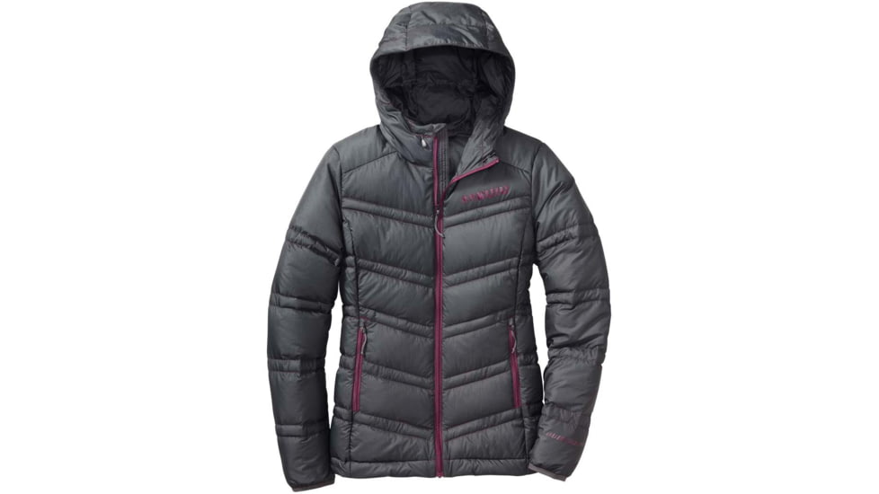 Kuiu Super Down ULTRA Hooded Hunting Jacket - Womens, Grey, XS, 54002-PH-XS